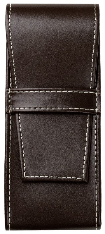 Schreibgeräteetui TRIO CAMBRIDGE Top Grain Leder dunkelbraun